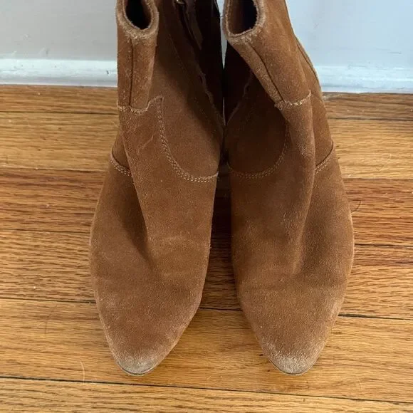 Zara Brown Ankle Boots - Picture 6 of 8